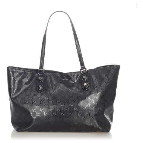 gucci black gg imprime lace-up|gucci handbags sale.